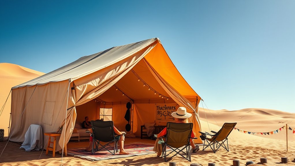 versatile desert festival tents