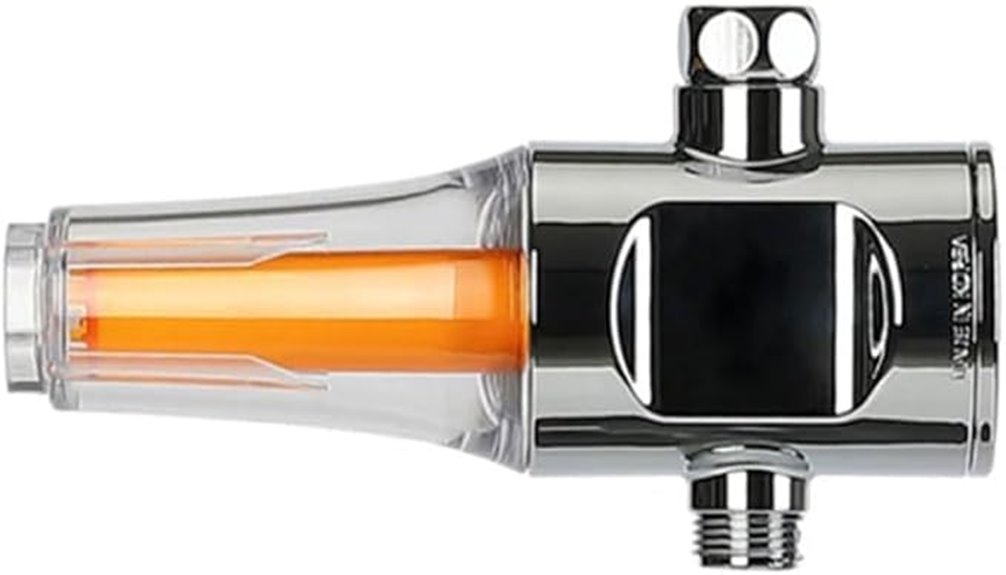 vitamin c shower filter