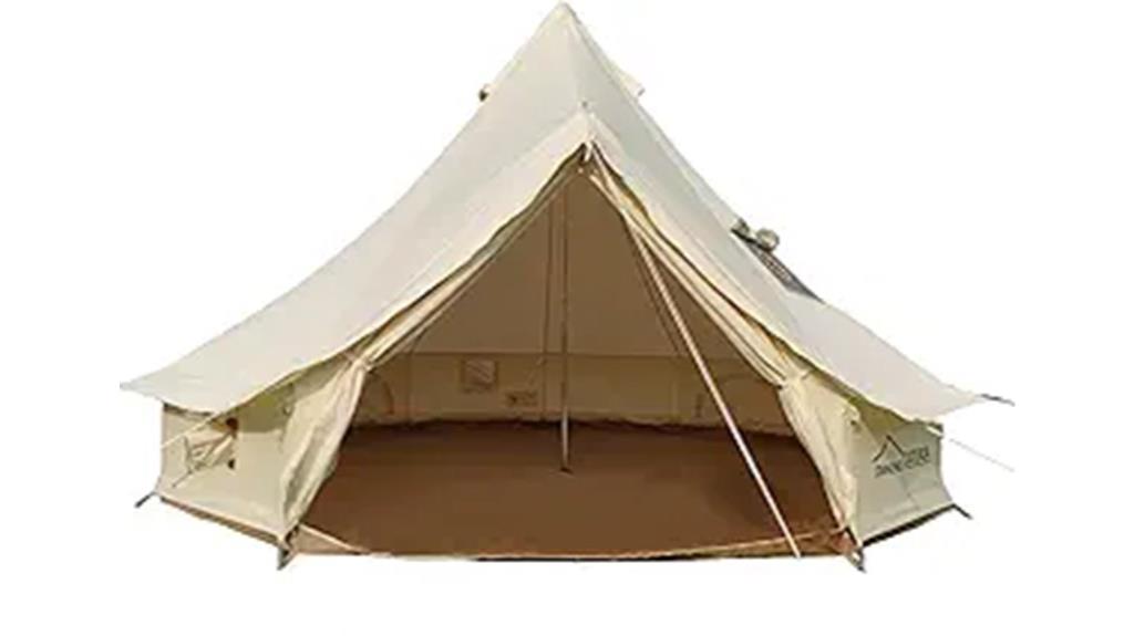 waterproof canvas bell tent