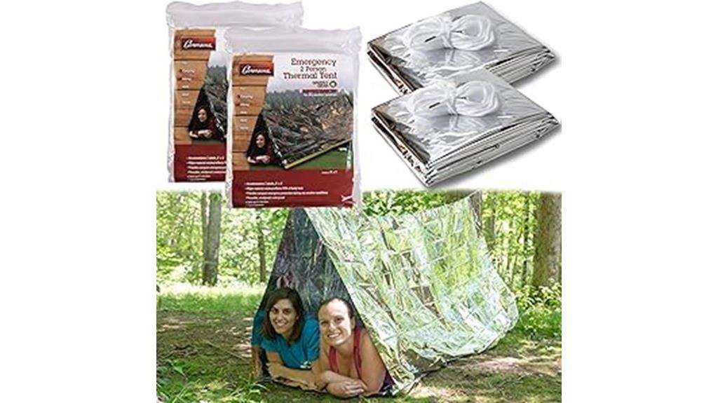waterproof insulated emergency tent