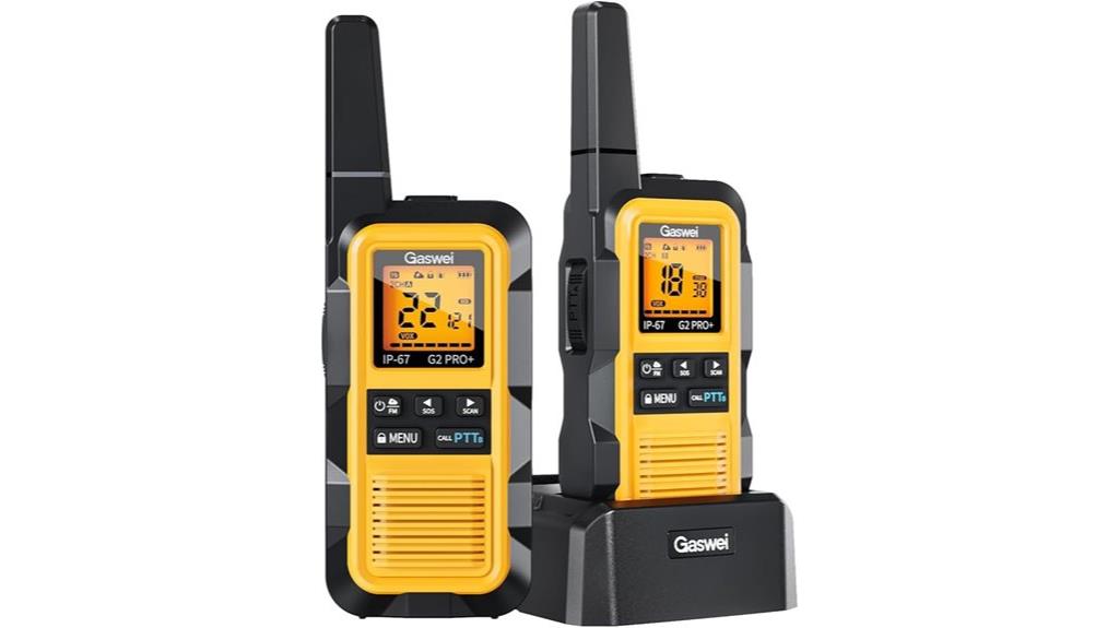 waterproof long range walkie talkies