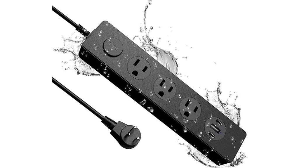 waterproof outdoor power strip
