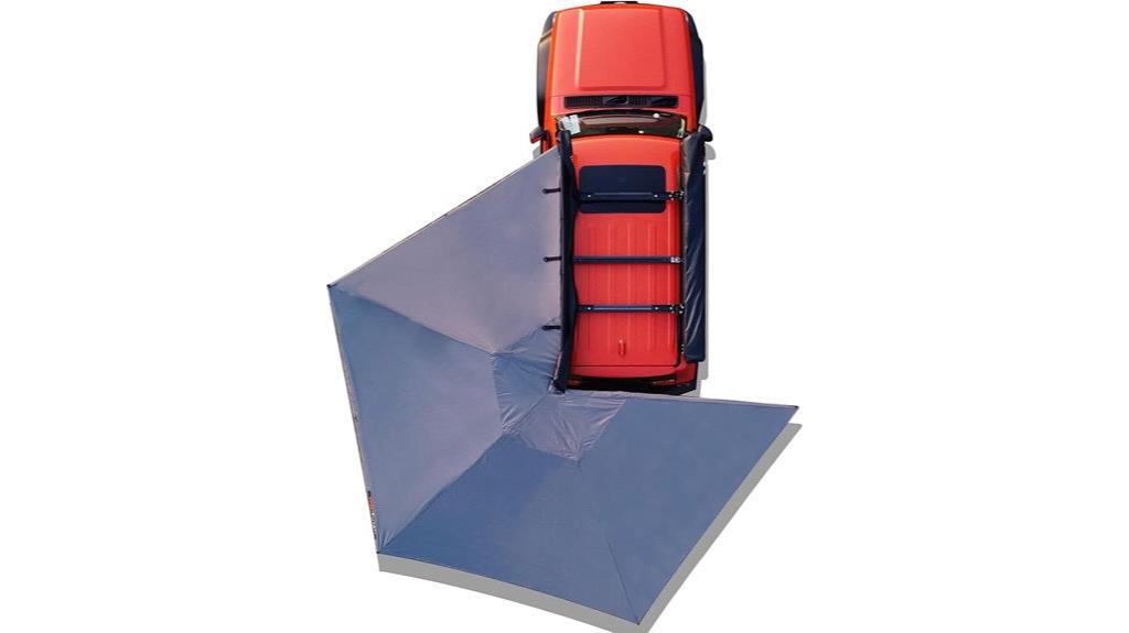 waterproof retractable car awning