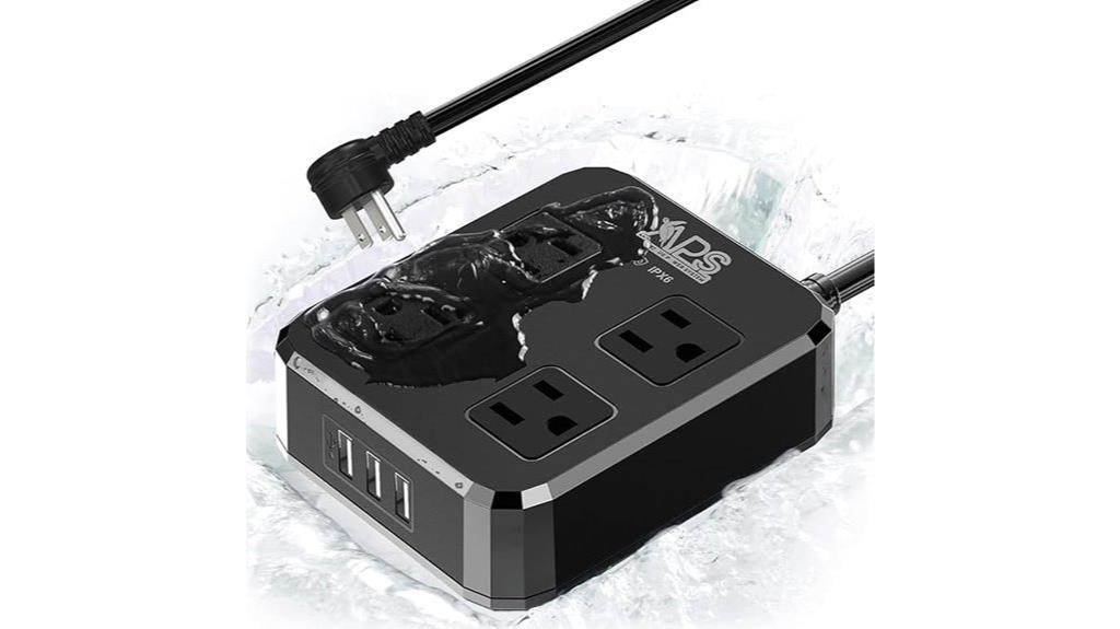 weatherproof outdoor power strip