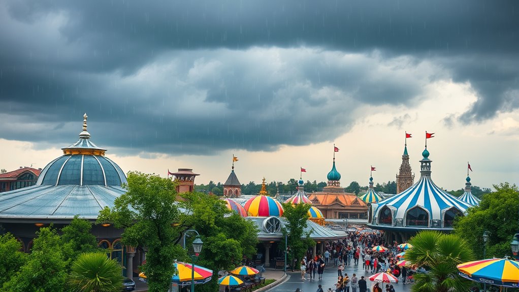 weatherproofing amusement park attractions