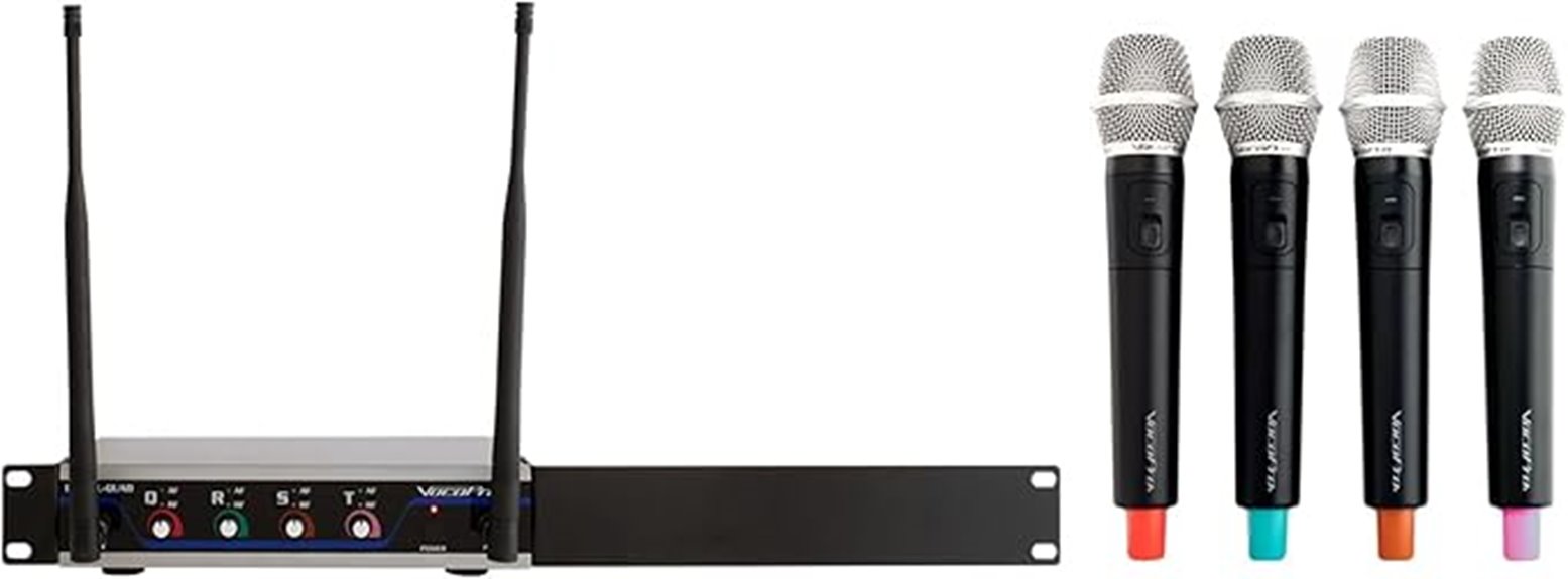 wireless four channel microphone system
