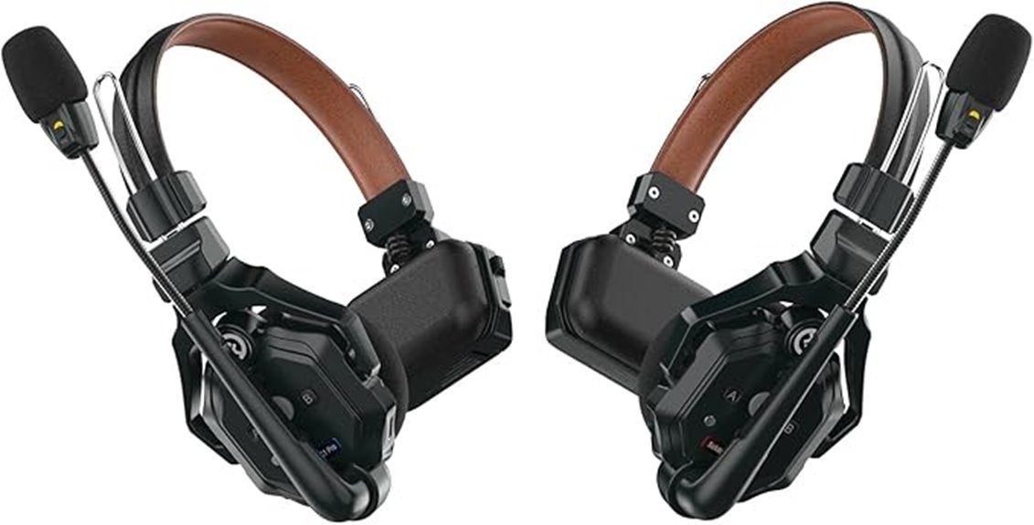 wireless intercom headset system