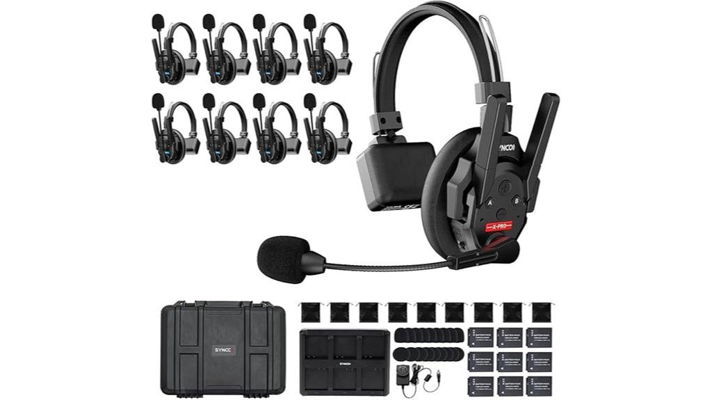 wireless intercom system with antenna