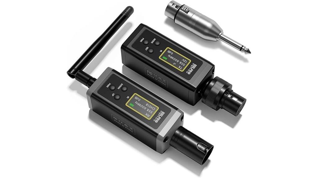 wireless xlr microphone set