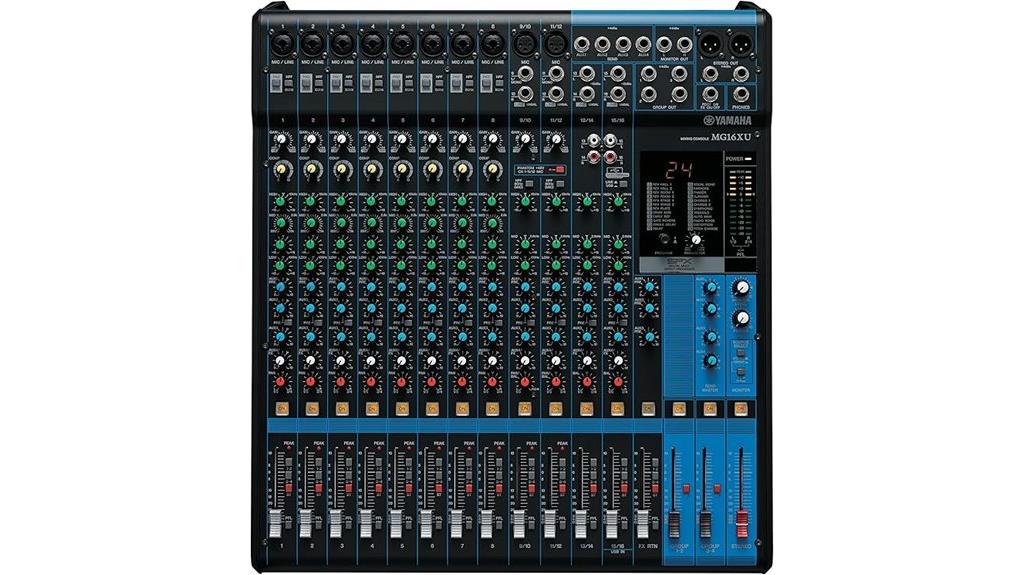 yamaha 16 input mixer