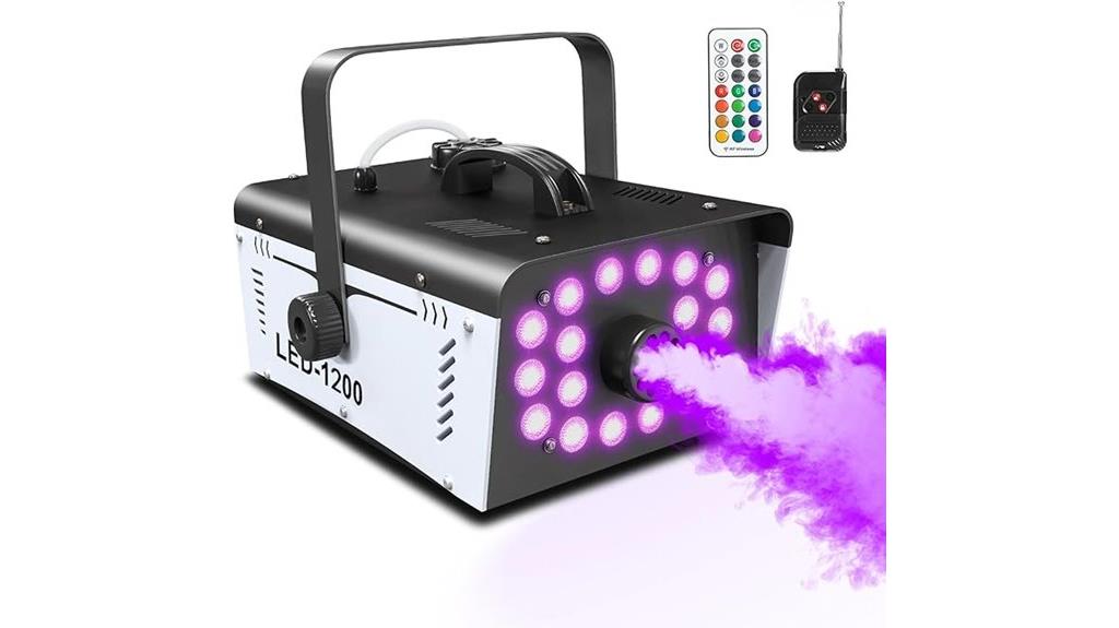 1200w fog machine with leds