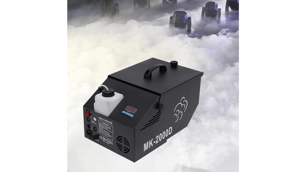 1200w remote fog machine