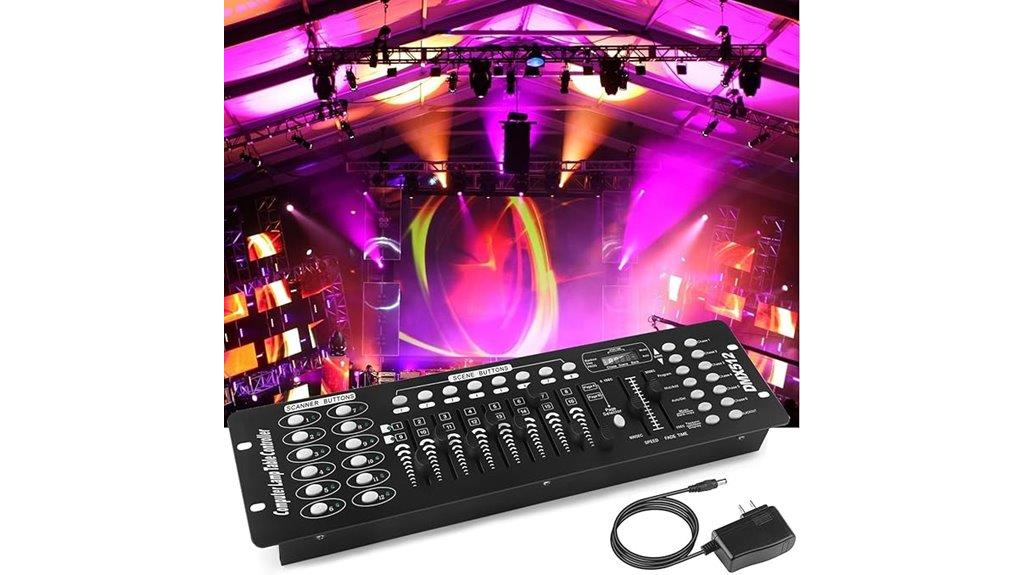 192 channel stage lighting
