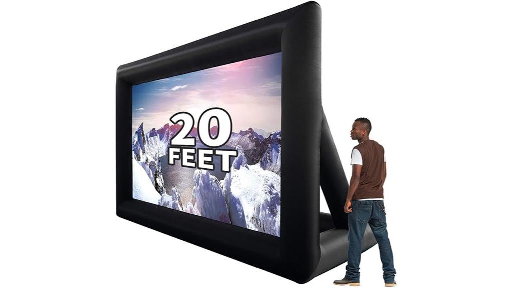 20 foot inflatable movie screen