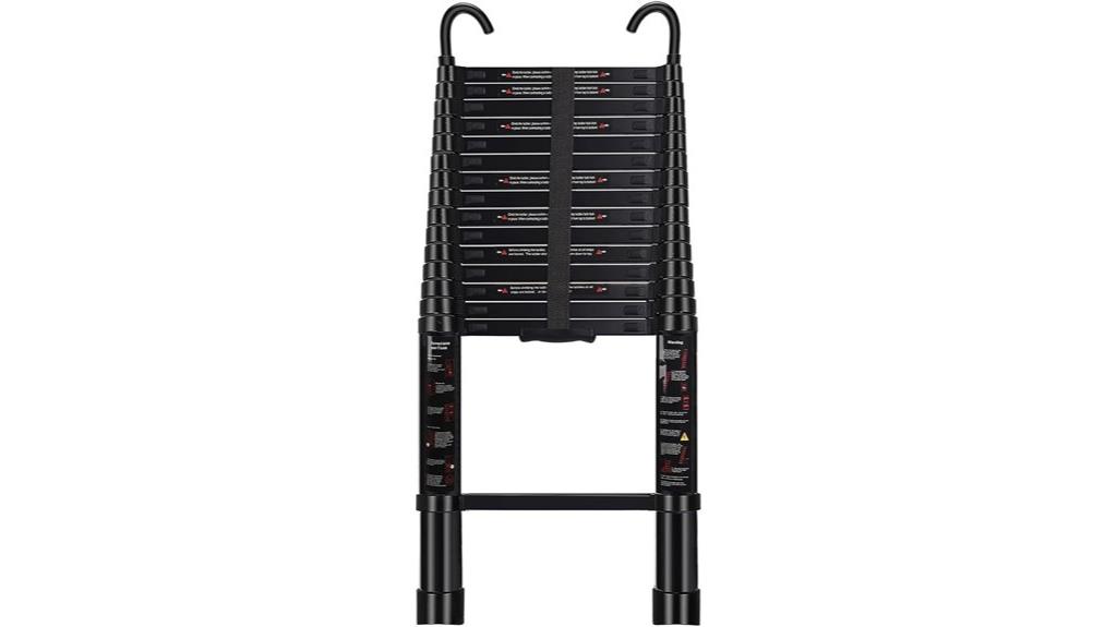 20ft telescoping ladder with hooks
