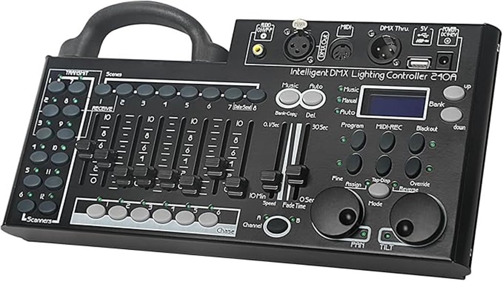 240 channel dmx console
