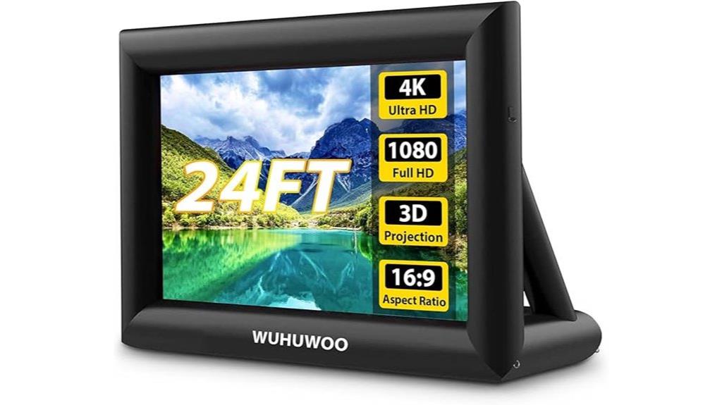 24 foot inflatable movie screen