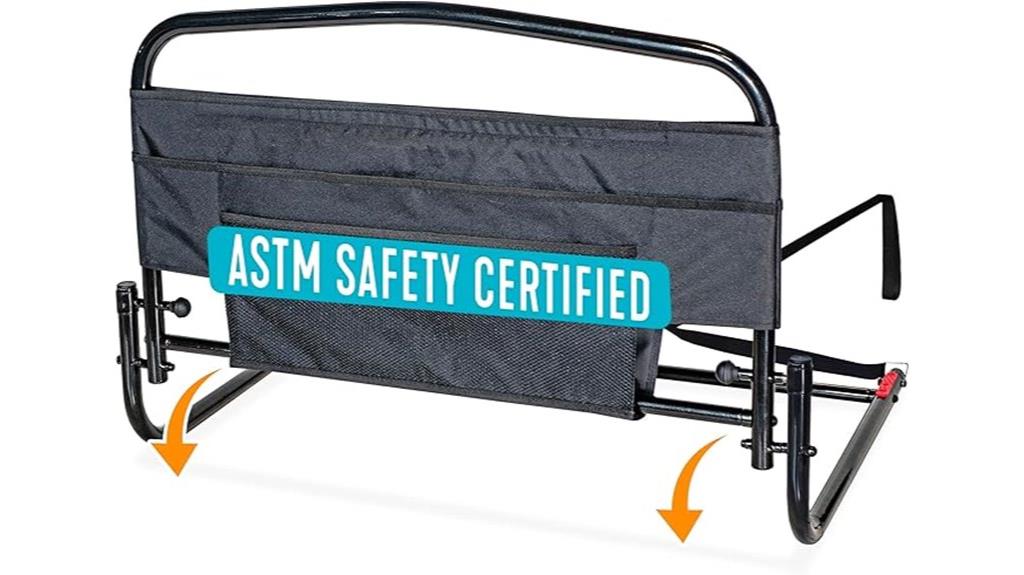 30 inch padded bed rail