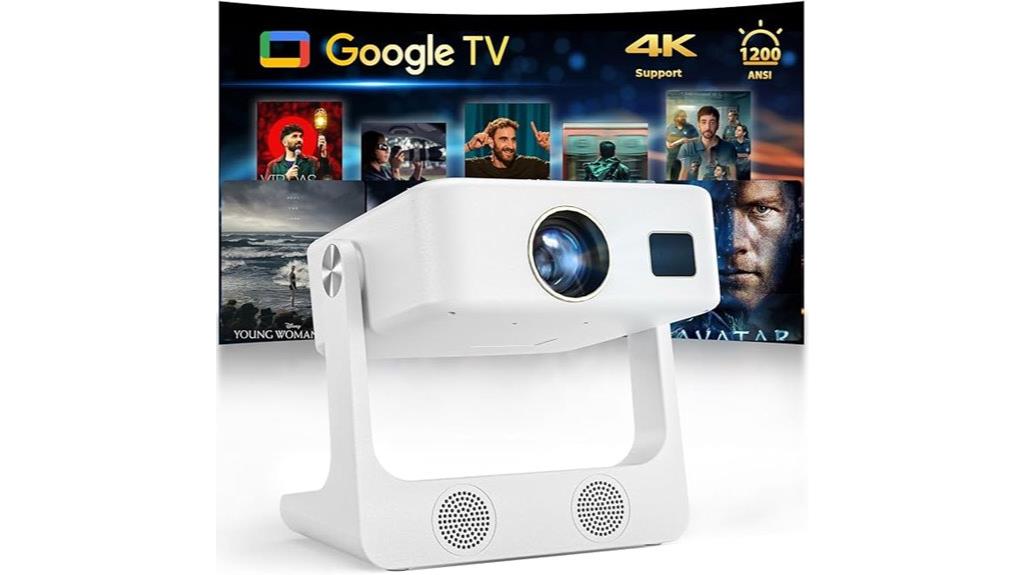 4k outdoor smart projector
