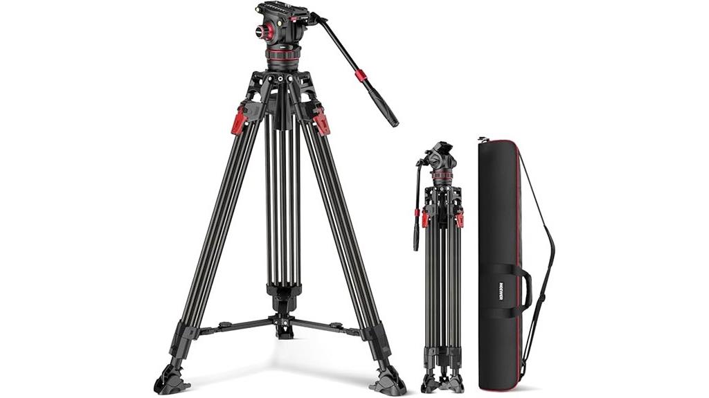 78 inch fluid head tripod
