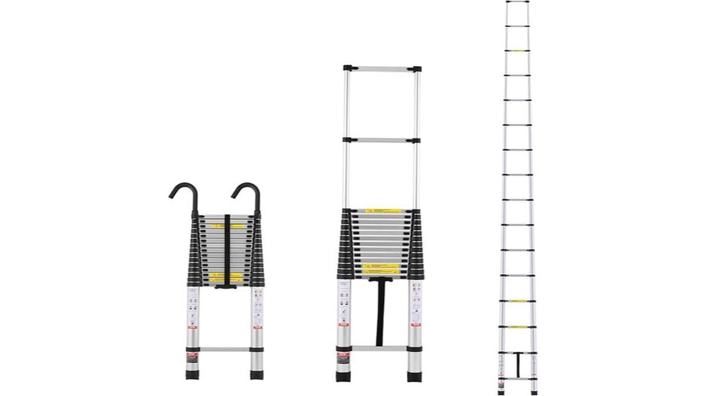 adjustable aluminum extension ladder