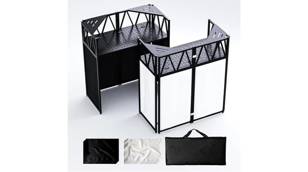 adjustable foldable dj stand