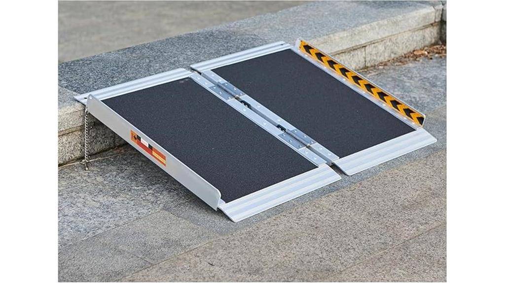 aluminum portable wheelchair ramp
