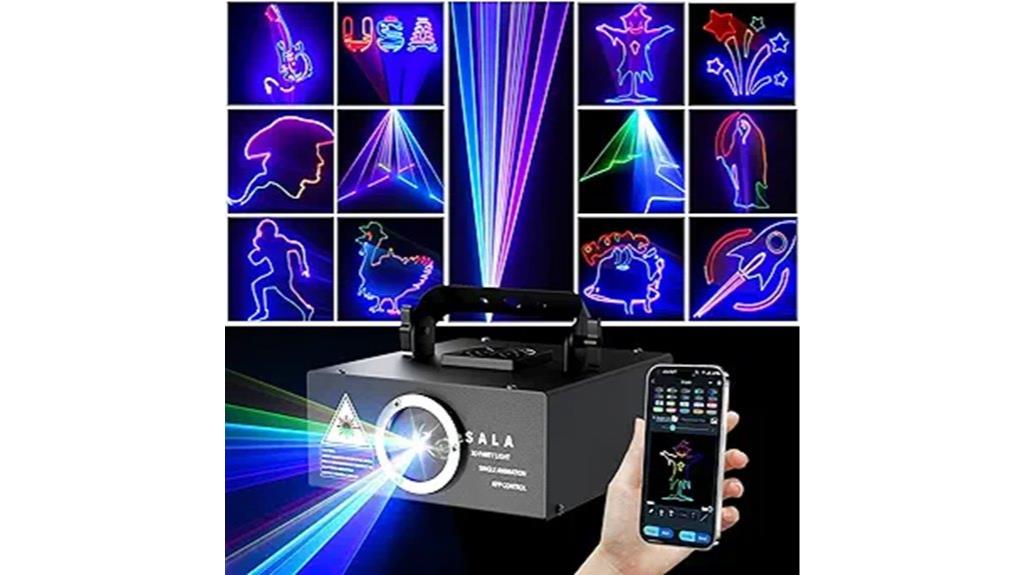 app controlled 3d laser