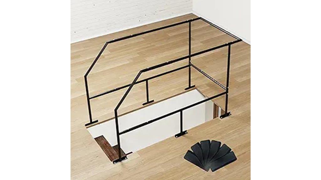 attic ladder safety railing