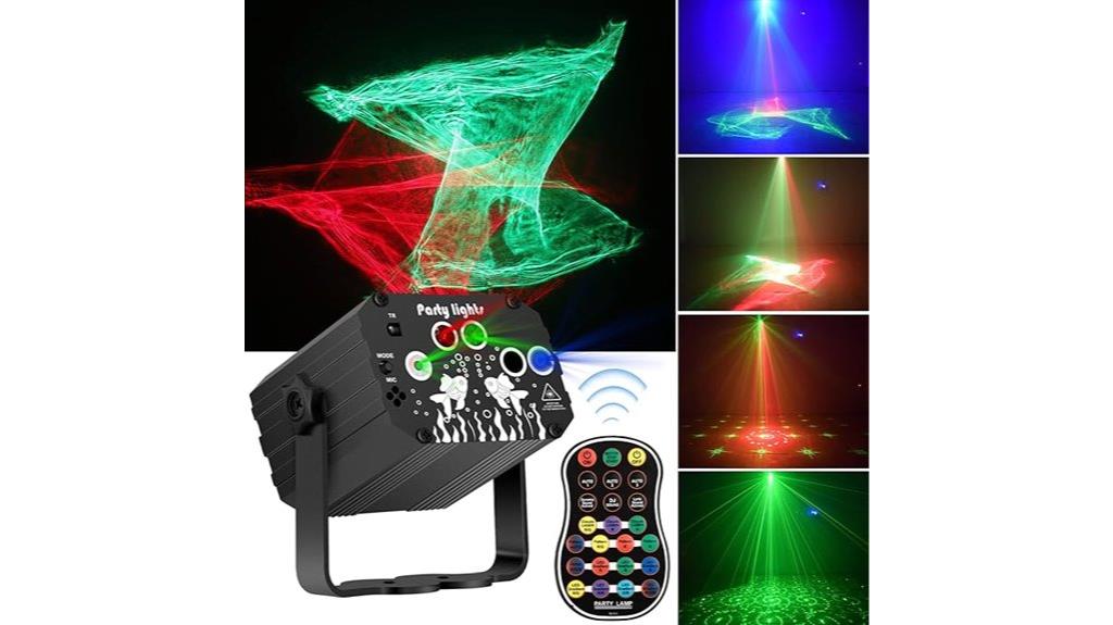 colorful laser light show