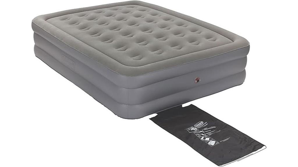 comfortable double height air mattress