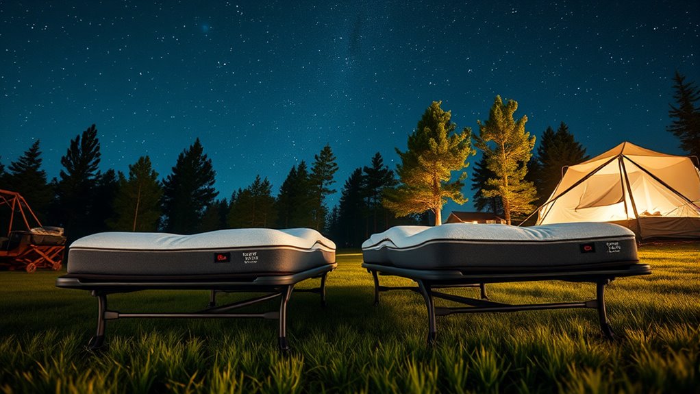 comfortable portable camping cots