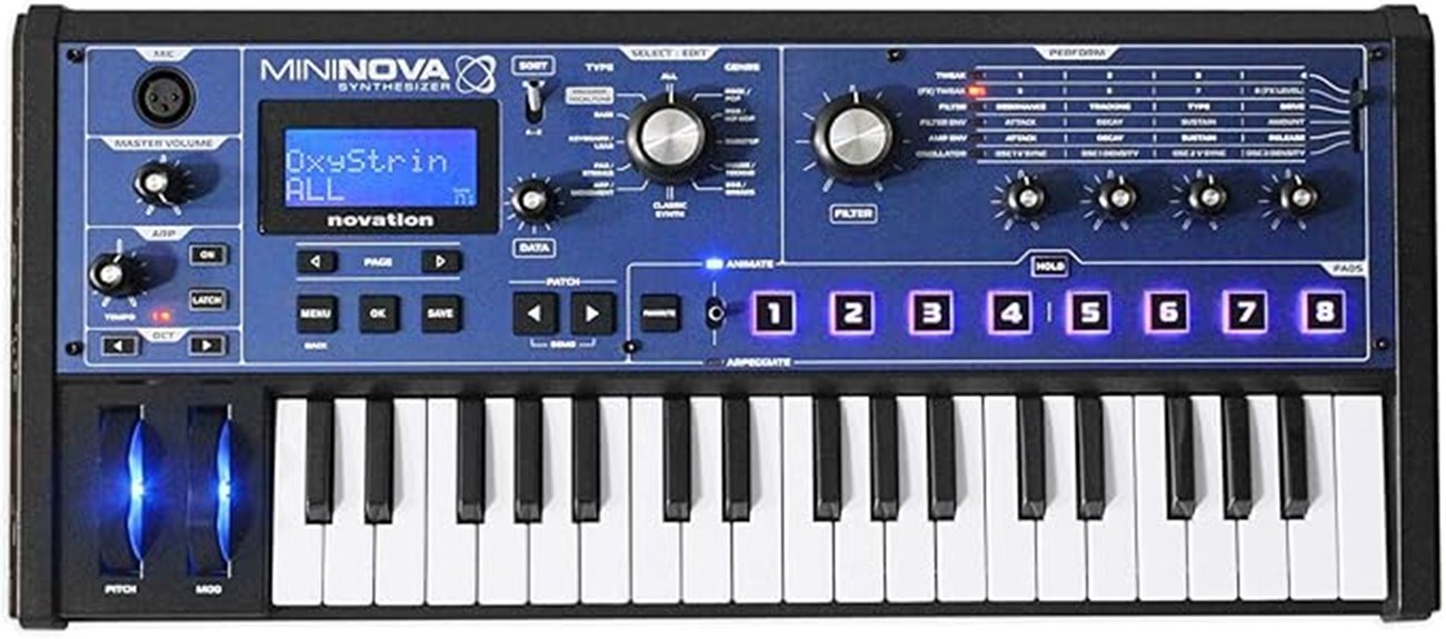 compact analog mini synth