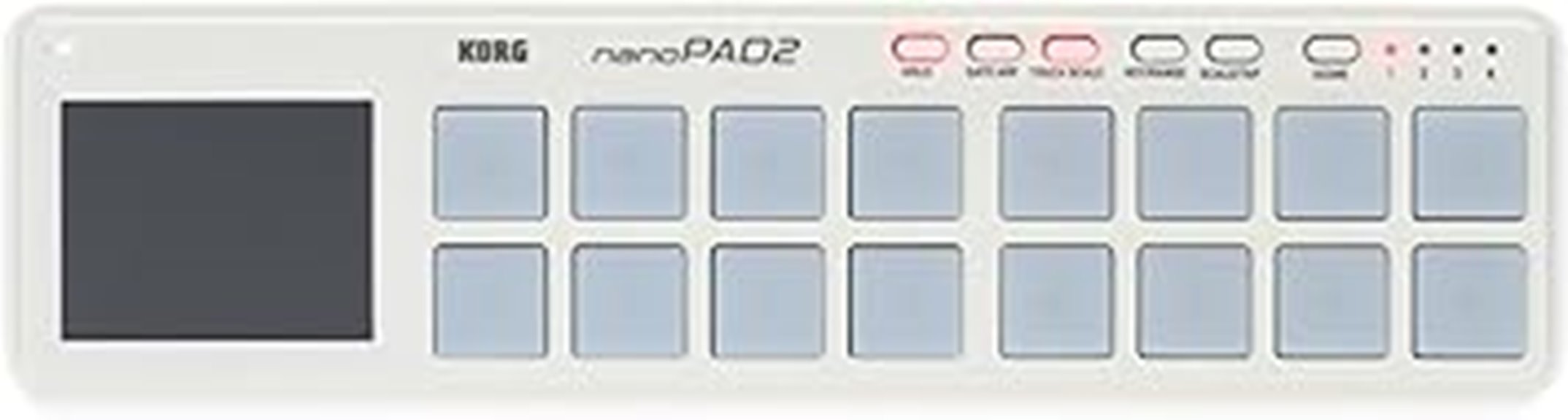 compact white midi controller