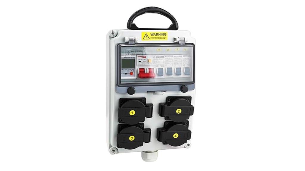 construction site power box