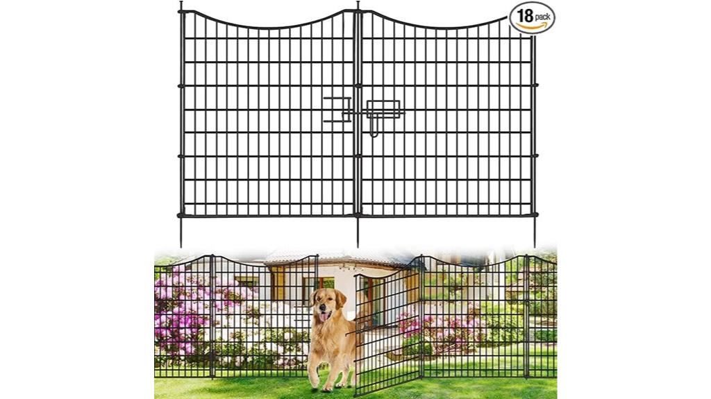 decorative fence with gate