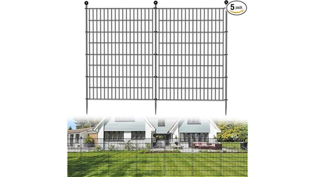 decorative outdoor garden fencing