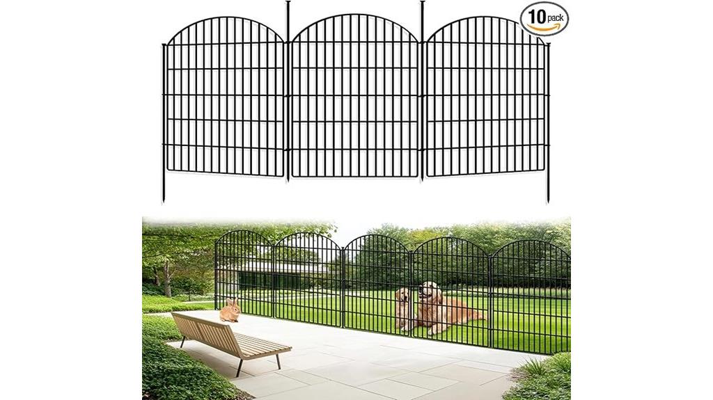 decorative yard fence panels