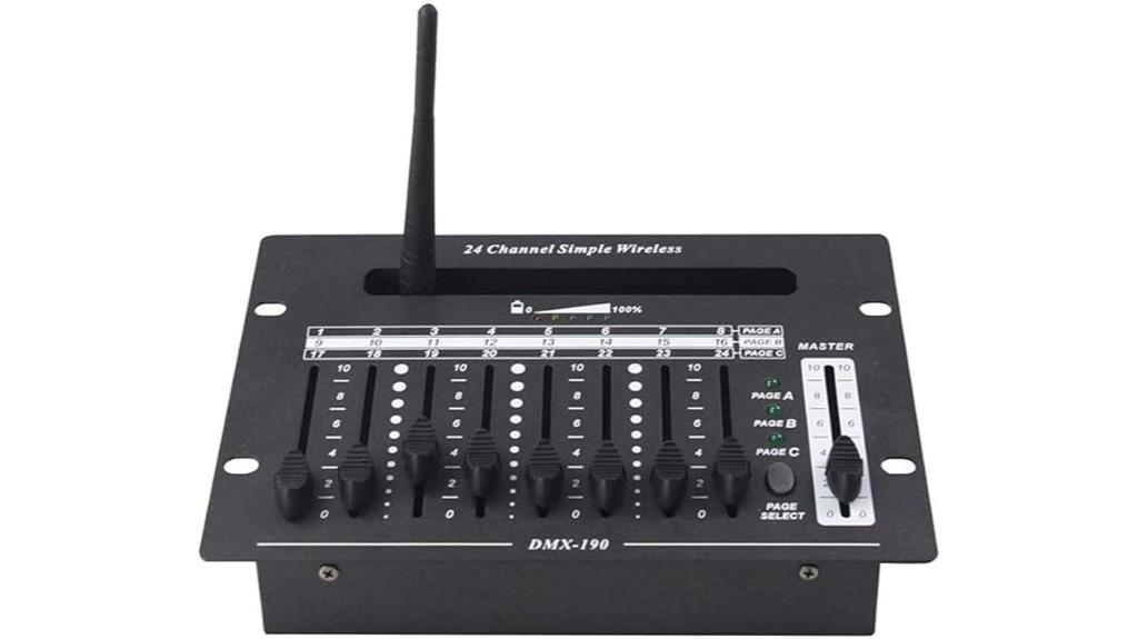 dj controller with 24 channels