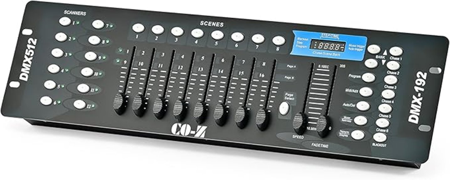 dmx512 dj light controller