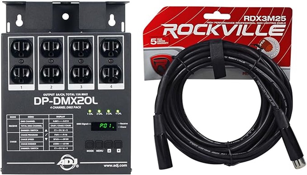 dmx lighting bundle included