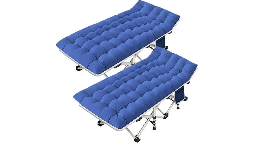 double camping cot set