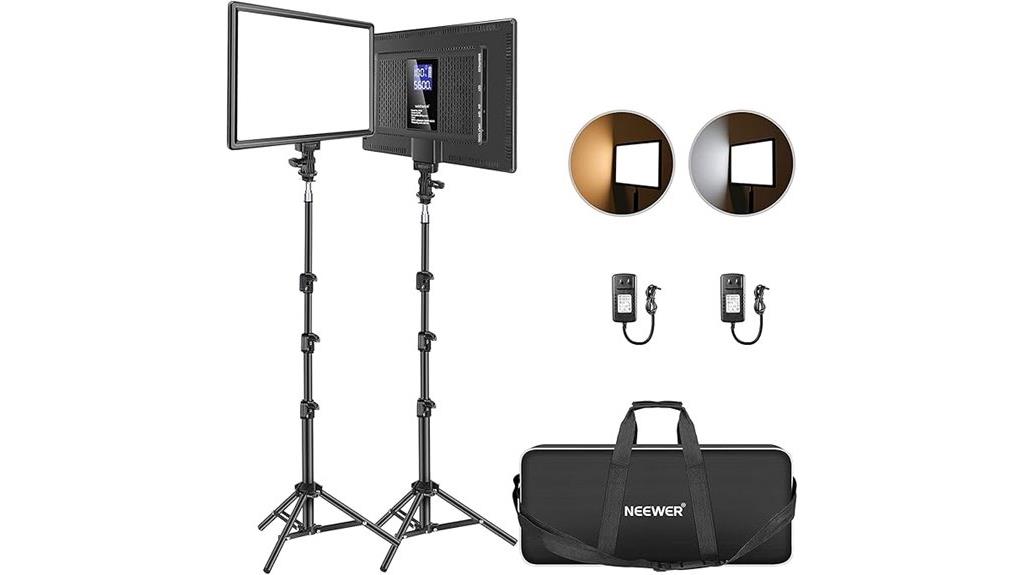 dual led video light panels