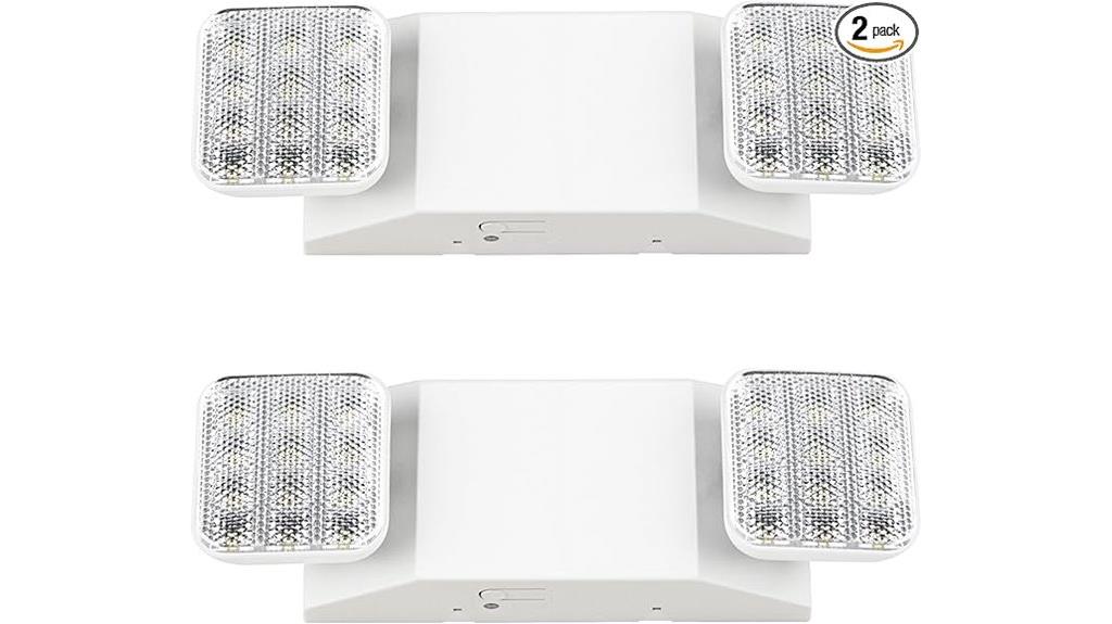 dual pack led emergency lights