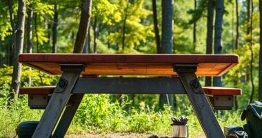 durable heavy duty picnic tables