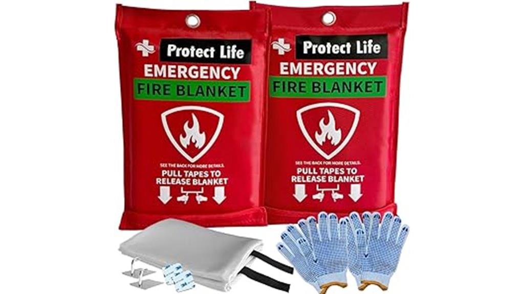 emergency fire blanket pack