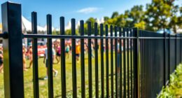 event perimeter fencing options