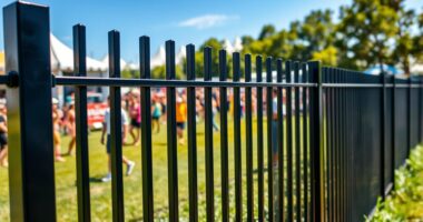 event perimeter fencing options