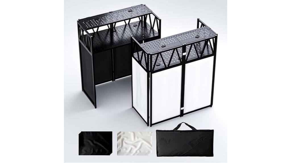 foldable dj booth stand