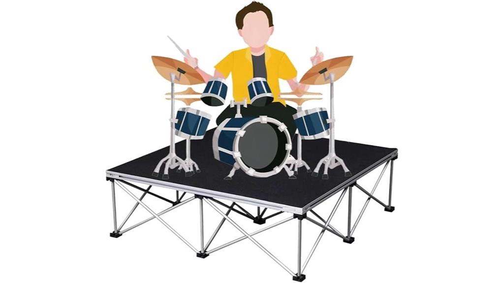 foldable portable stage riser